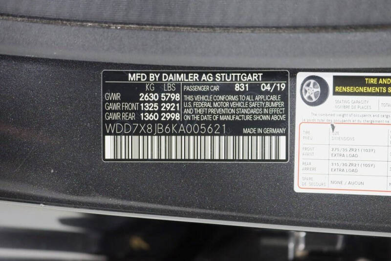 2019 Mercedes-Benz AMG GT 63