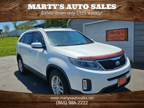 2014 Kia Sorento for sale at Marty's Auto Sales in Lenoir City TN