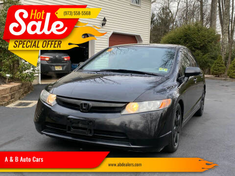 2008 Honda Civic for sale at A & B Auto Cars in Newark NJ