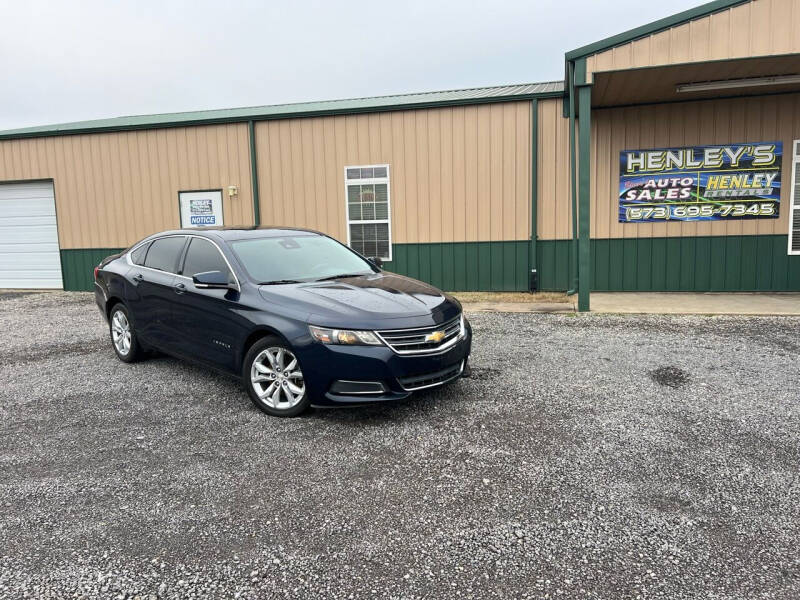 2016 Chevrolet Impala for sale at Steves Auto Sales in Steele MO