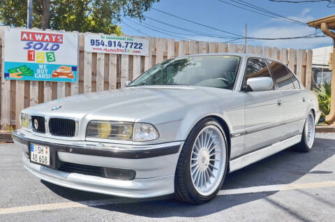 1998 BMW 7 Series for sale at ALWAYSSOLD123 INC in Fort Lauderdale FL