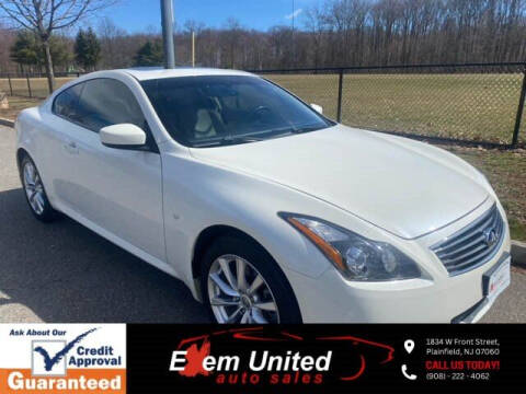 2015 Infiniti Q60 Coupe for sale at Exem United in Plainfield NJ