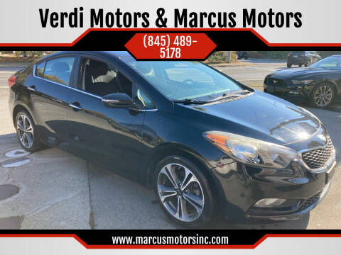 2014 Kia Forte for sale at Verdi Motors & Marcus Motors in Pleasant Valley NY