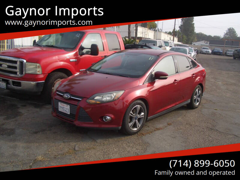 2014 Ford Focus for sale at Gaynor Imports in Stanton CA