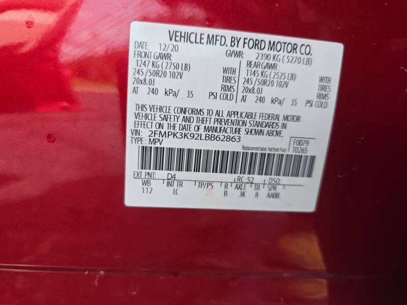 2020 Ford Edge Titanium