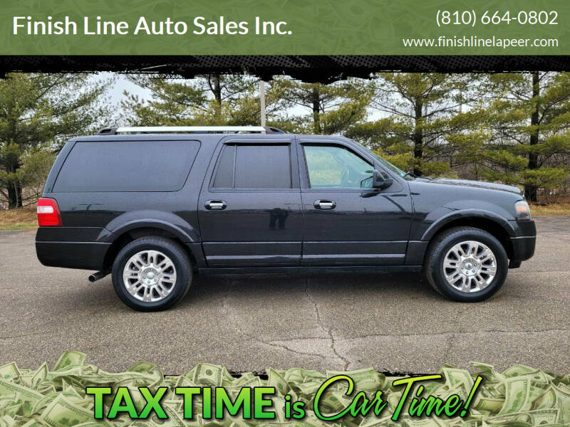 2013 Ford Expedition EL for sale at Finish Line Auto Sales Inc. in Lapeer MI