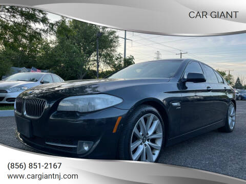 2012 BMW 5 Series for sale at Car Giant in Pennsville NJ