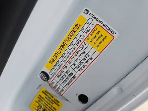 2021 Chevrolet Express 2500