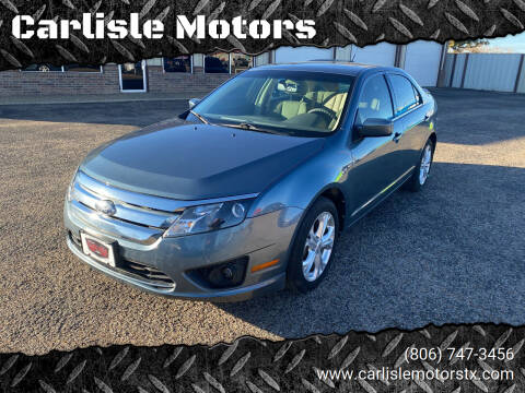 2012 Ford Fusion for sale at Carlisle Motors in Lubbock TX
