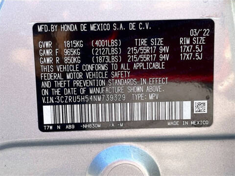 2022 Honda HR-V EX