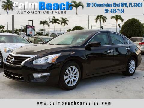 2015 Nissan Altima for sale at Palm Beach Automotive Sales in West Palm Beach FL