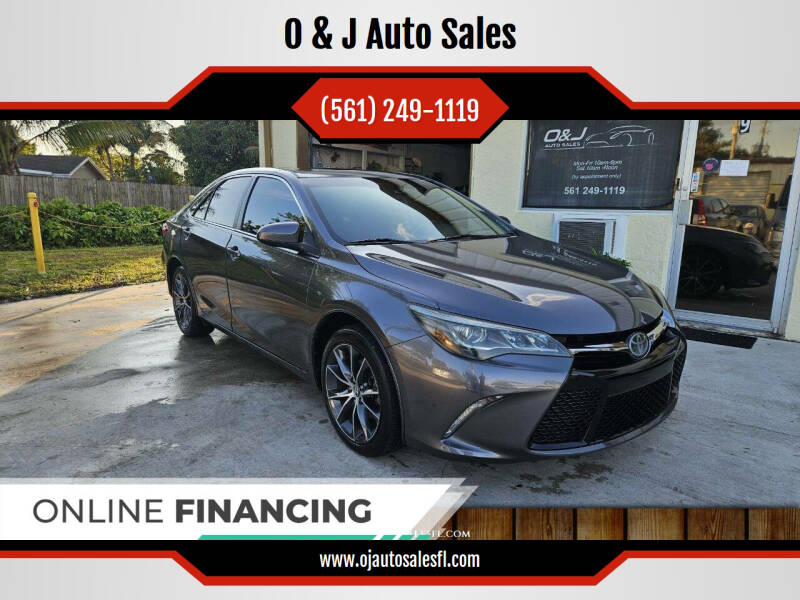 2015 Toyota Camry for sale at O & J Auto Sales in Royal Palm Beach FL