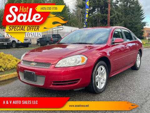 2014 Chevrolet Impala Limited for sale at A & V AUTO SALES LLC in Marysville WA