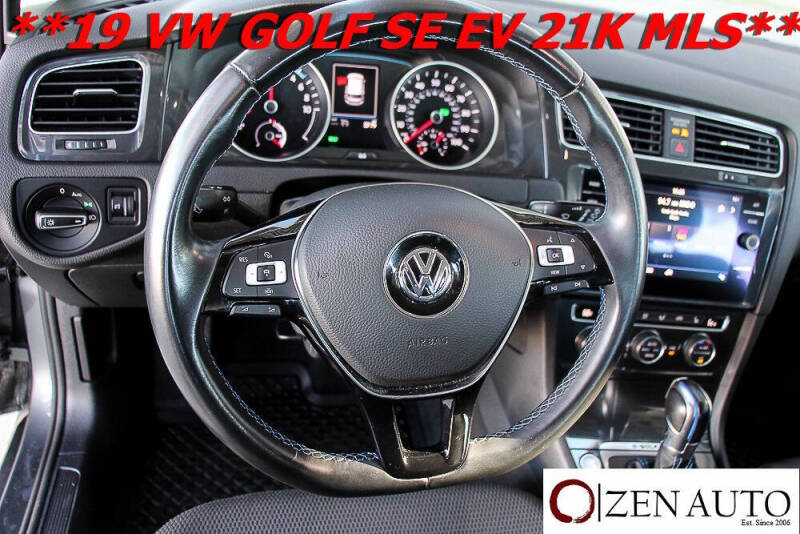 2019 Volkswagen e-Golf SE