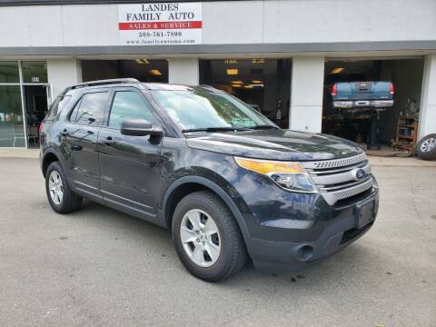 2013 Ford Explorer for sale at Landes Family Auto Sales in Attleboro MA