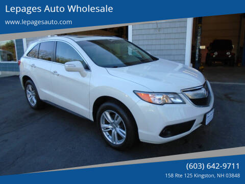 2014 Acura RDX for sale at Lepages Auto Wholesale in Kingston NH