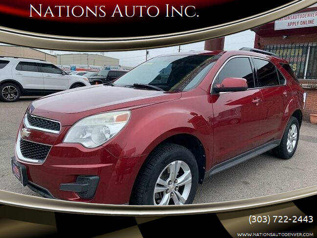 2012 Chevrolet Equinox for sale at Nations Auto Inc. in Denver CO