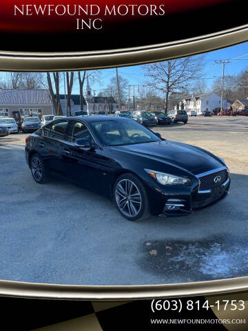 2015 Infiniti Q50 for sale at NEWFOUND MOTORS INC in Seabrook NH