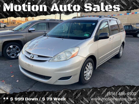 2008 Toyota Sienna for sale at Motion Auto Sales in West Collingswood Heights NJ