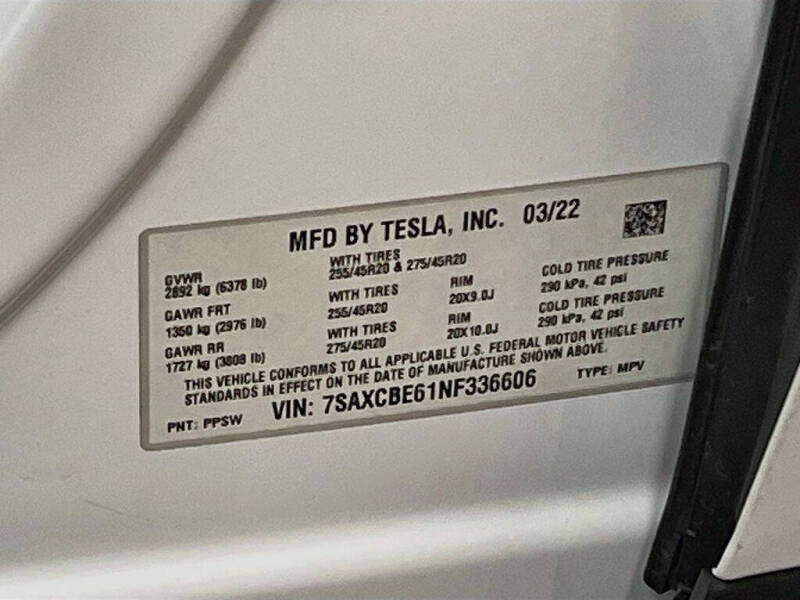 2022 Tesla Model X Plaid