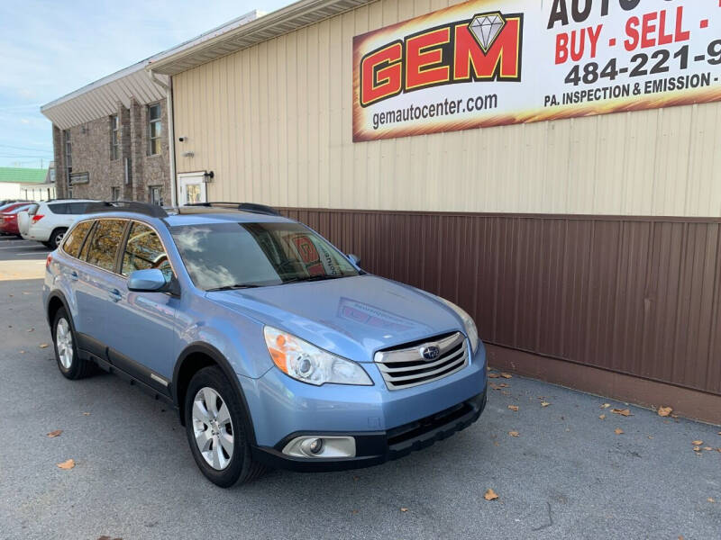 2012 Subaru Outback for sale at Gem Auto Center in Allentown PA