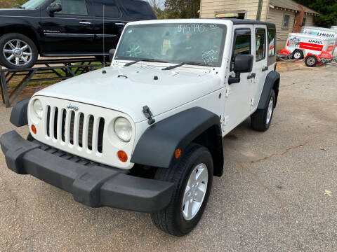 2009 Jeep Wrangler Unlimited for sale at C & C Auto Sales & Service Inc in Lyman SC