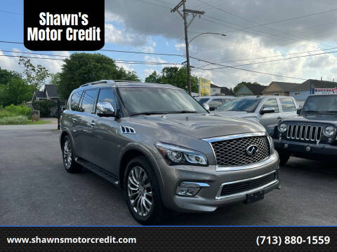 2016 Infiniti QX80 for sale at Shawn's Motor Credit in Houston TX