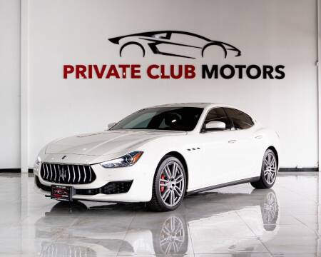 2018 Maserati Ghibli for sale at Private Club Motors in Houston TX