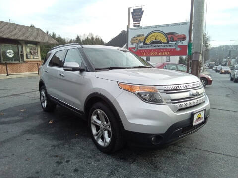 2013 Ford Explorer for sale at Mike's Motor Zone in Lancaster PA