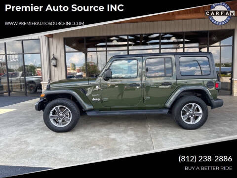 2021 Jeep Wrangler Unlimited for sale at Premier Auto Source INC in Terre Haute IN