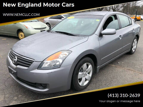2008 Nissan Altima for sale at New England Motor Cars in Springfield MA