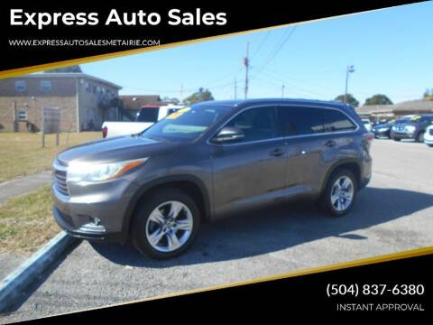 2016 Toyota Highlander for sale at Express Auto Sales in Metairie LA