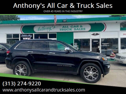 2020 Jeep Grand Cherokee for sale at Anthony's All Car & Truck Sales in Dearborn Heights MI
