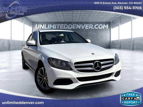 2015 Mercedes-Benz C-Class for sale at Unlimited Auto Sales in Denver CO