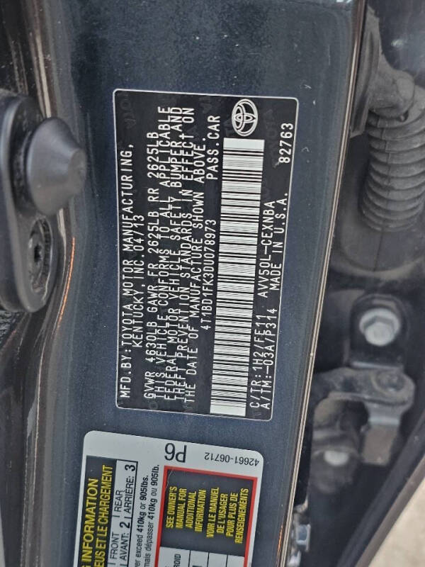 2013 Toyota Camry Hybrid LE