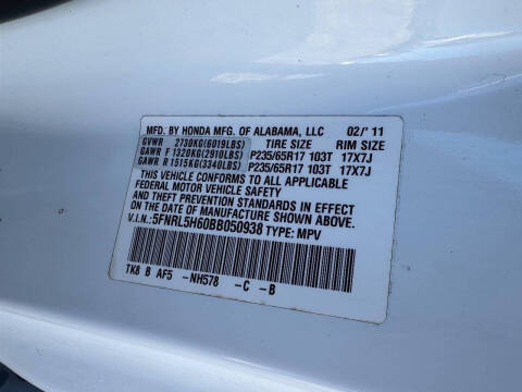 2011 Honda Odyssey EX-L w/DVD