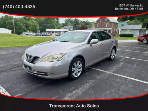 2007 Lexus ES 350 for sale at Transparent Auto Sales LLC in Baltimore OH