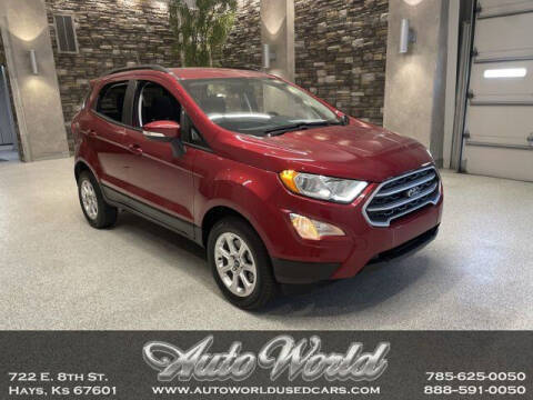 2018 Ford EcoSport for sale at Auto World Used Cars in Hays KS