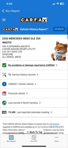 2020 Mercedes-Benz GLE GLE 350 4MATIC