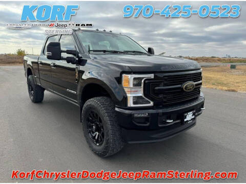 2022 Ford F-350 Super Duty for sale at Tony Peckham @ Korf Motors in Sterling CO