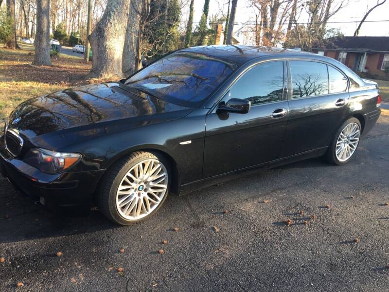 2007 BMW 7 Series for sale at HESSCars.com in Charlotte NC