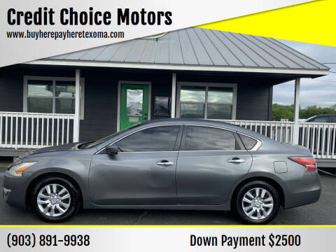 2015 Nissan Altima for sale at Credit Choice Motors in Sherman TX