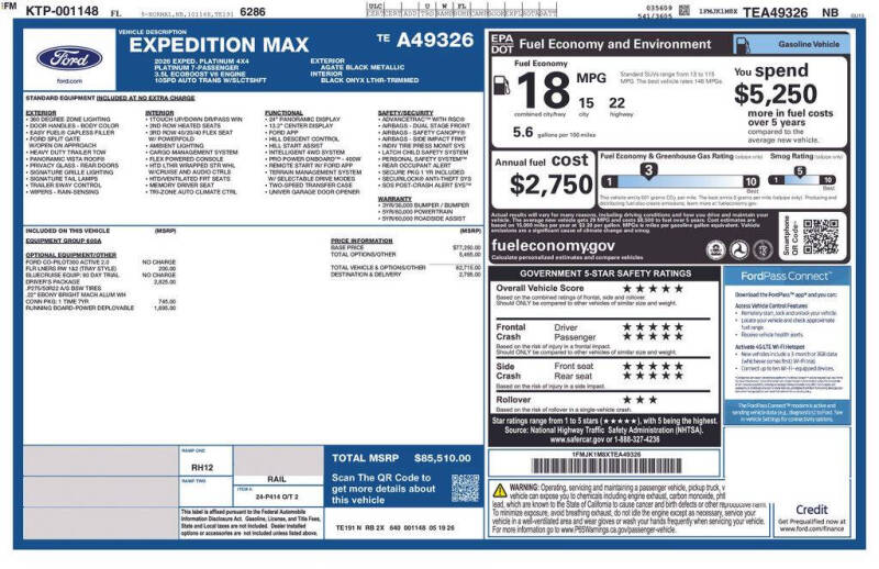 2026 Ford Expedition MAX Platinum