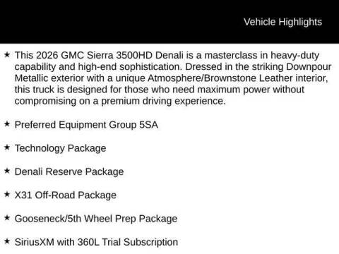 2026 GMC Sierra 3500HD