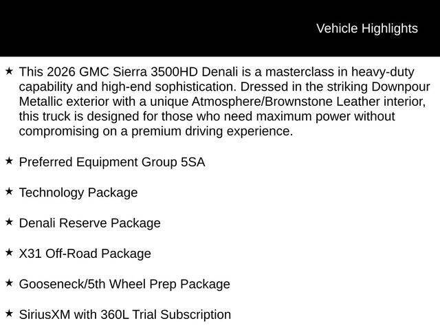 2026 GMC Sierra 3500HD