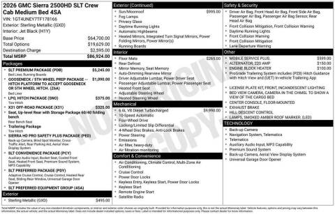 2026 GMC Sierra 2500HD