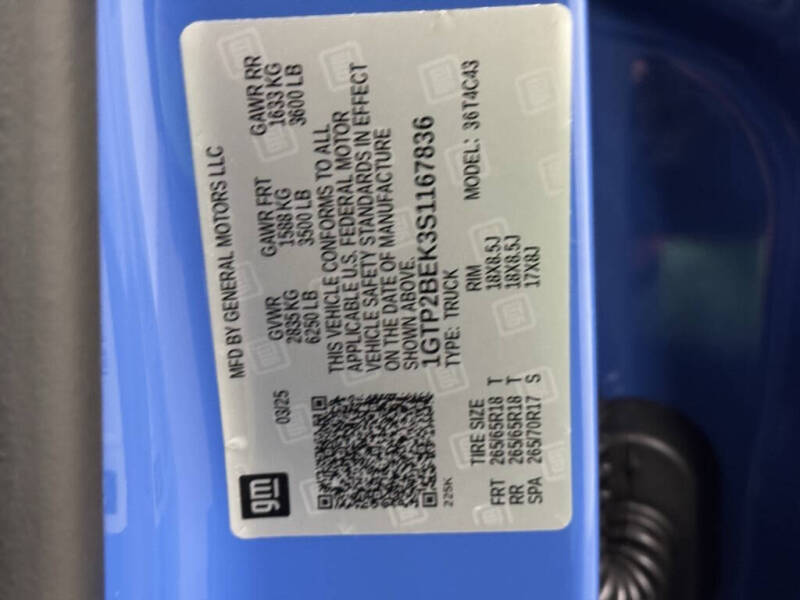 2025 GMC Canyon Elevation