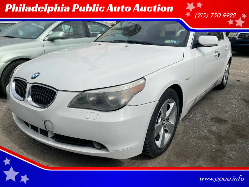 2007 BMW 5 Series for sale at Philadelphia Public Auto Auction in Philadelphia PA