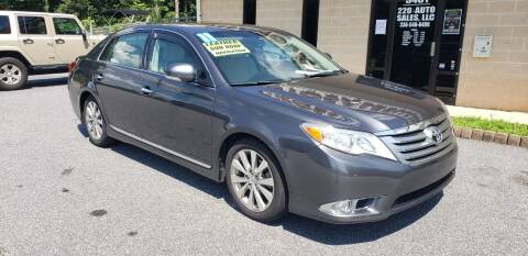 2011 Toyota Avalon for sale at 220 Auto Sales LLC in Madison NC