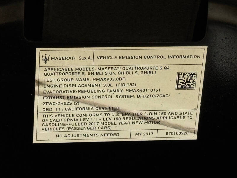 2017 Maserati Ghibli